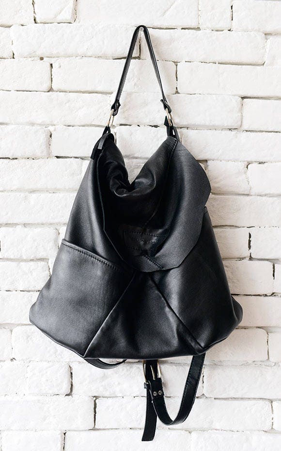 Black Genuine Leather Bag