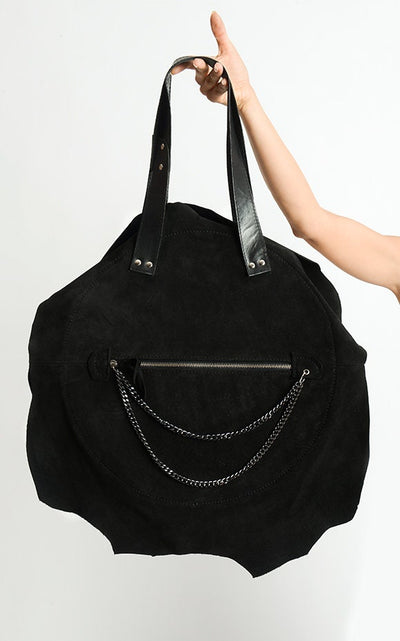 Black Suede Bag