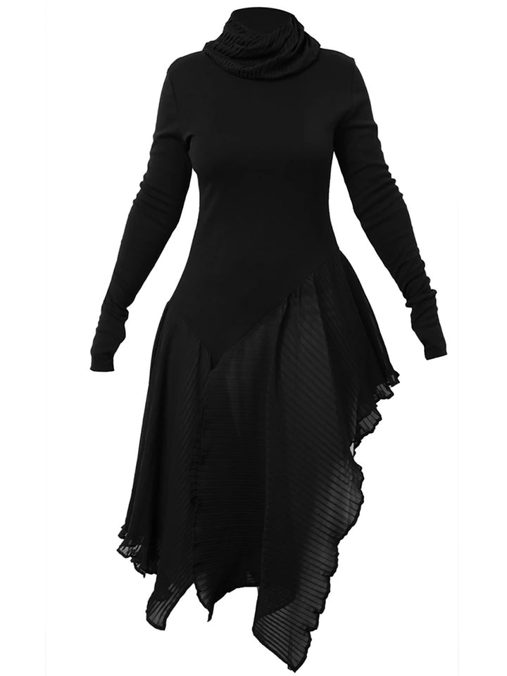 アミカ AMICA BALLERINA TUNIC TOP BLACK 半袖Tシャツ AM062C-SS05 ブラック サイズ：Free The Black Chiffon Asymmetry Tunic | VOID/əv/COLOR – VOID OF