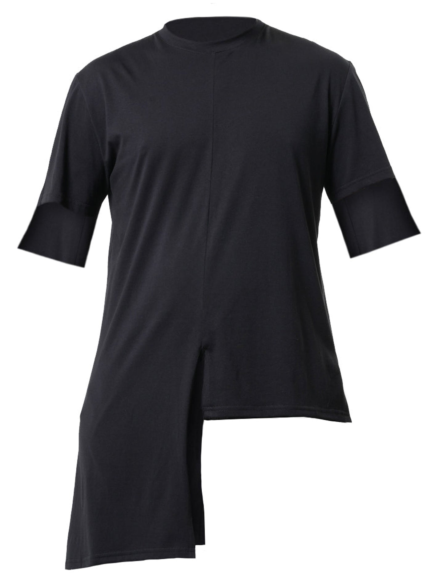 Asymetrical T-shirt in Black