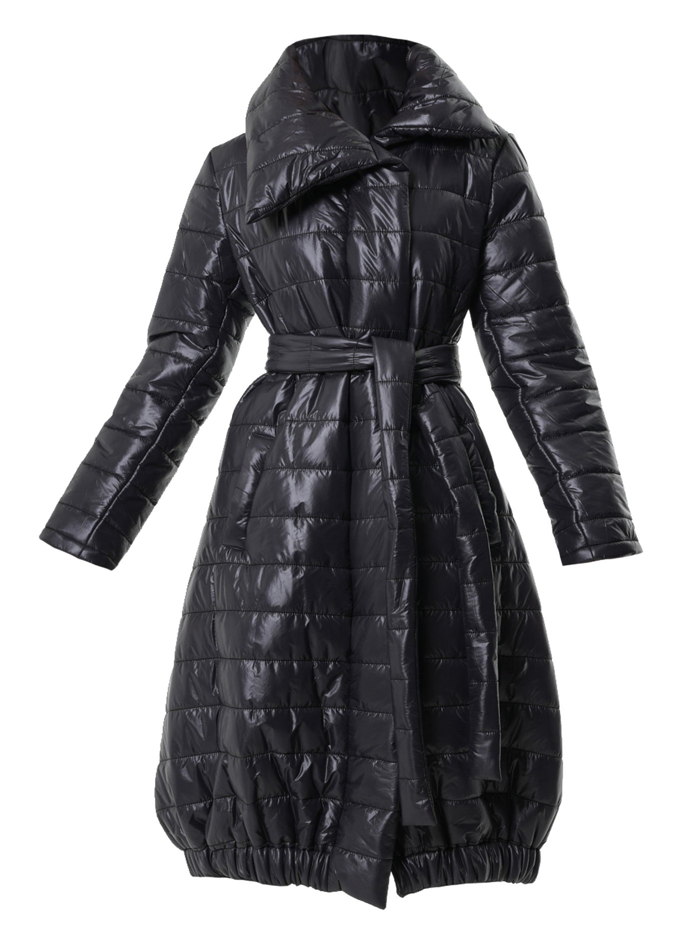 Long Winter Belted Coat