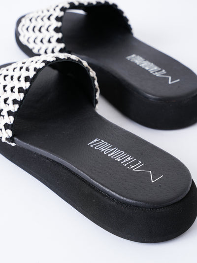 Monochrome Sandals