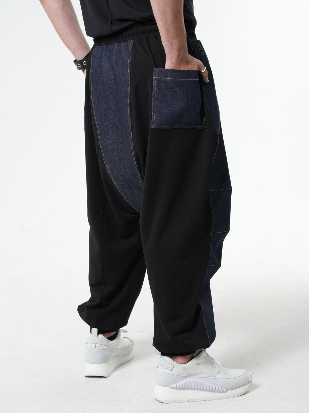 ぶんぶんさん専用　Harem pants　XL Denim Harem Pants for Men – Metamorphoza
