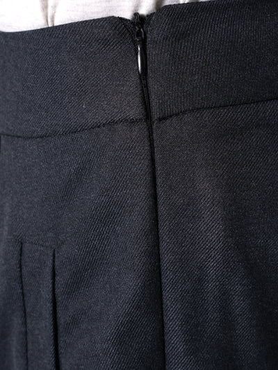 Draped Harem Pants In Dark Gray