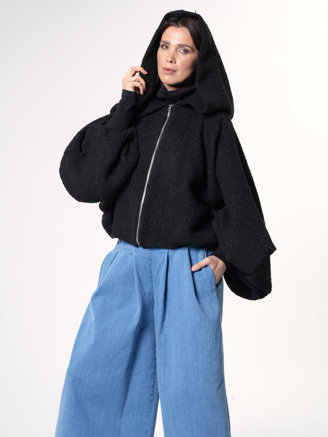 【THE MOZZ】Mongle Boucle Short Jacket Short Bouclé Jacket – Metamorphoza