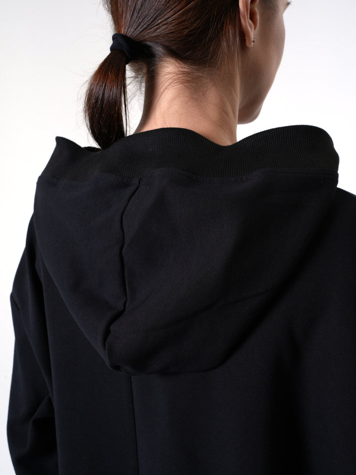 Asymmetric Zip-Up Sweatshirt – Metamorphoza