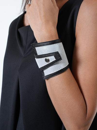 Contrasting Leather Cuff