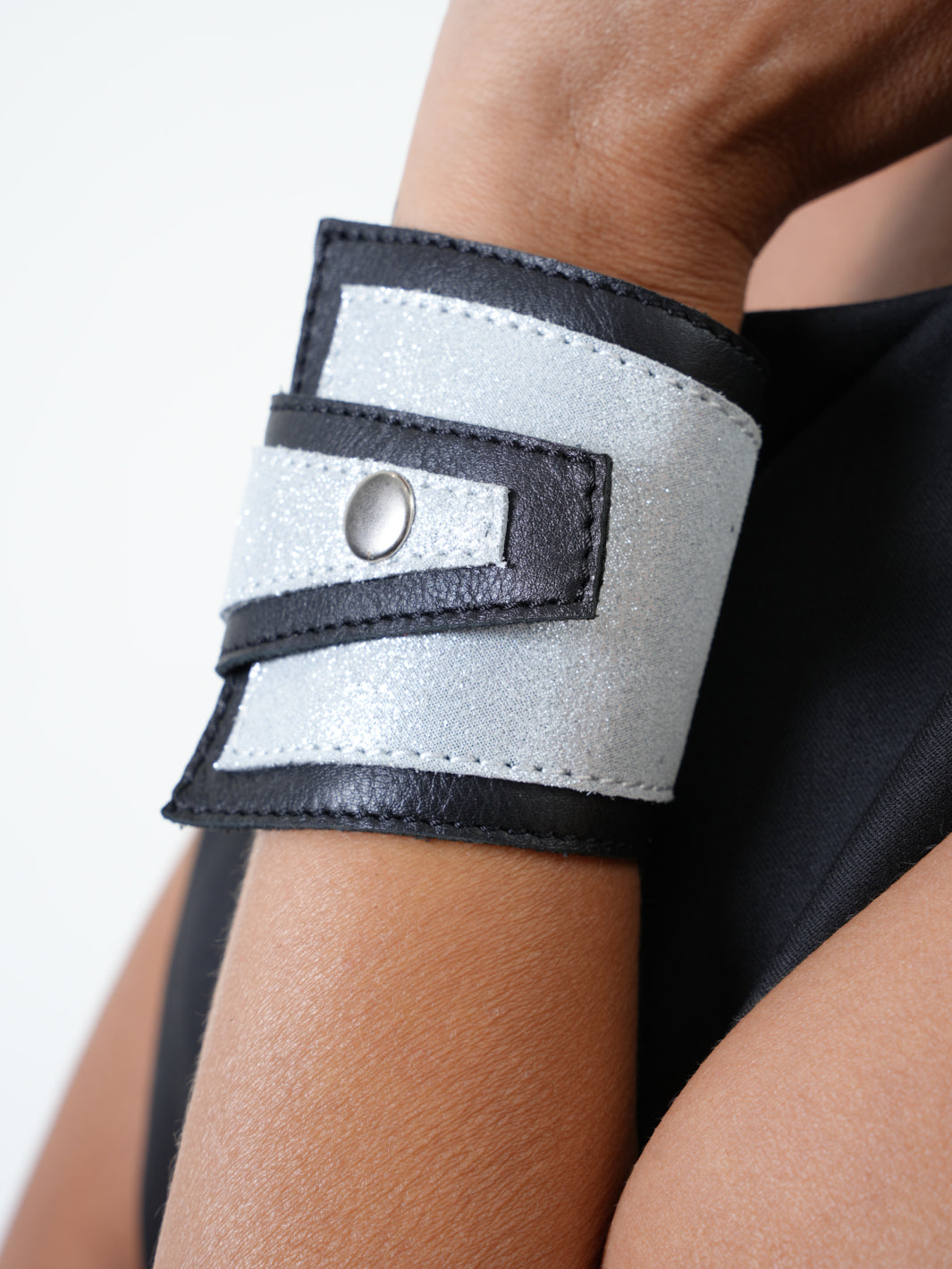 Contrasting Leather Cuff