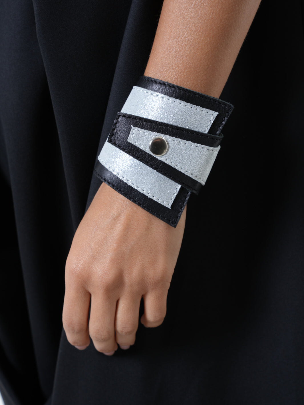 Contrasting Leather Cuff