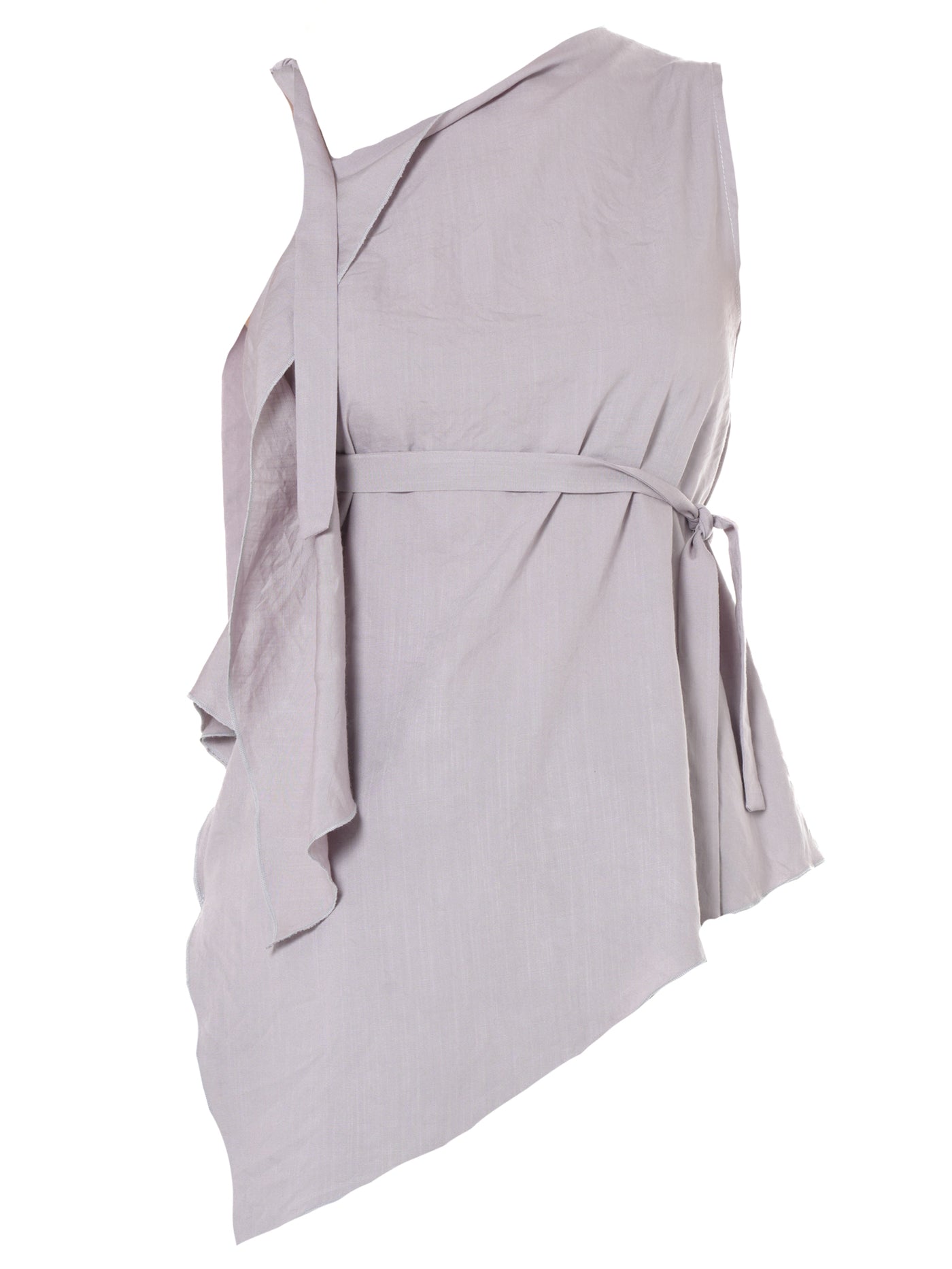 Sleeveless Asymmetric Top In Lilac