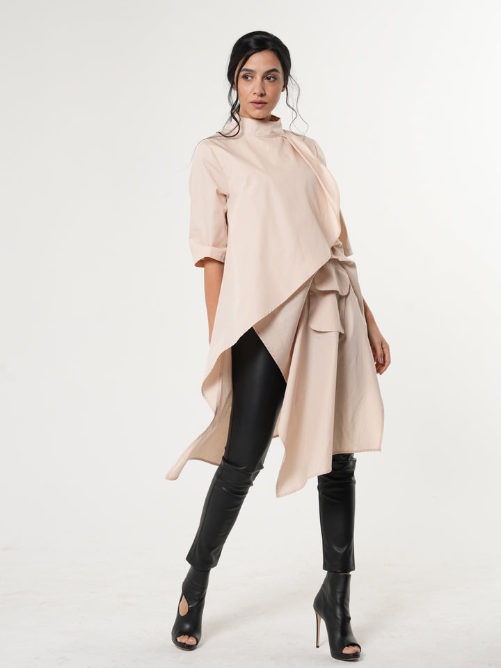 Tシャツ・カットソー PHILOSOPHY Women Tunic Tops 02140755 1462 Beige I-13843W-RQS_NATURAL_7056911c-