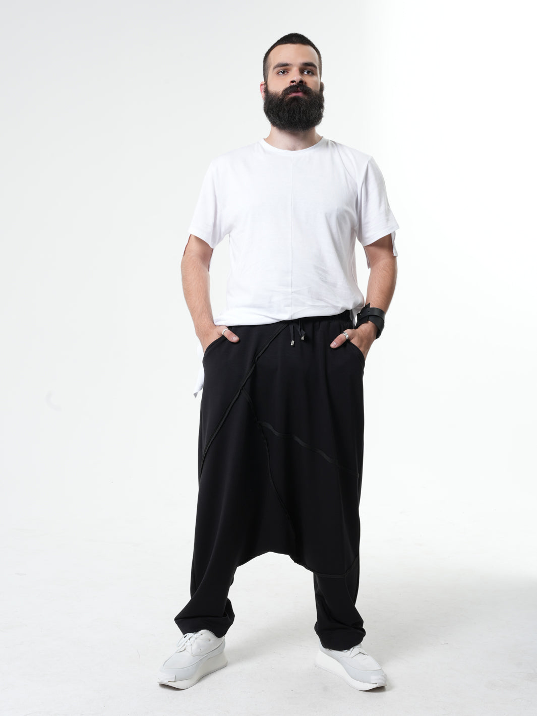 パンツ JULIUS 2012 Asymmetric Drop Crotch Pants Drop Crotch Pants – Metamorphoza