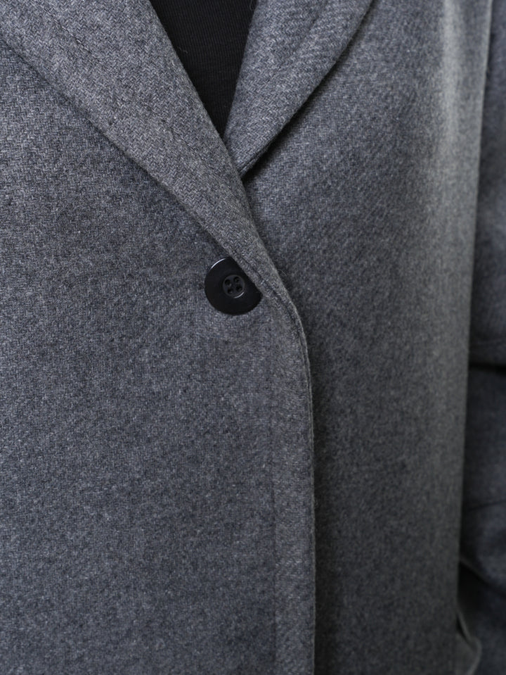 Long Gray Wool Coat – Metamorphoza