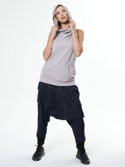 Summer Sleeveless Hoodie