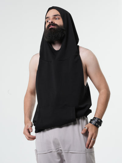 Hooded Mens Vest