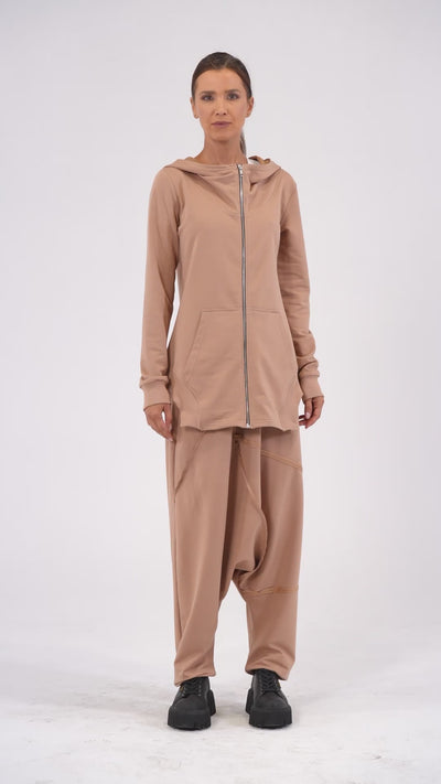 Relaxed Drop-Crotch Pants