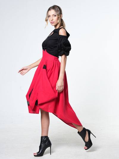 Asymmetric Loose Skirt