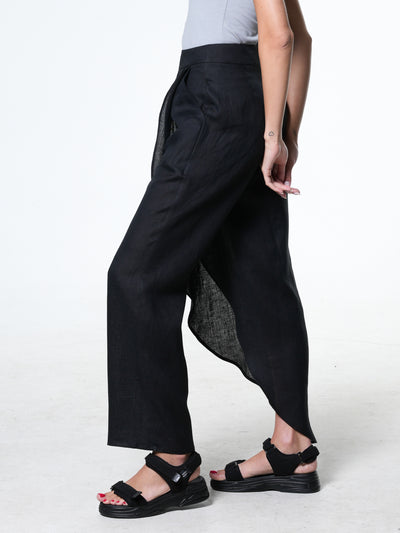 Flare Linen Trousers