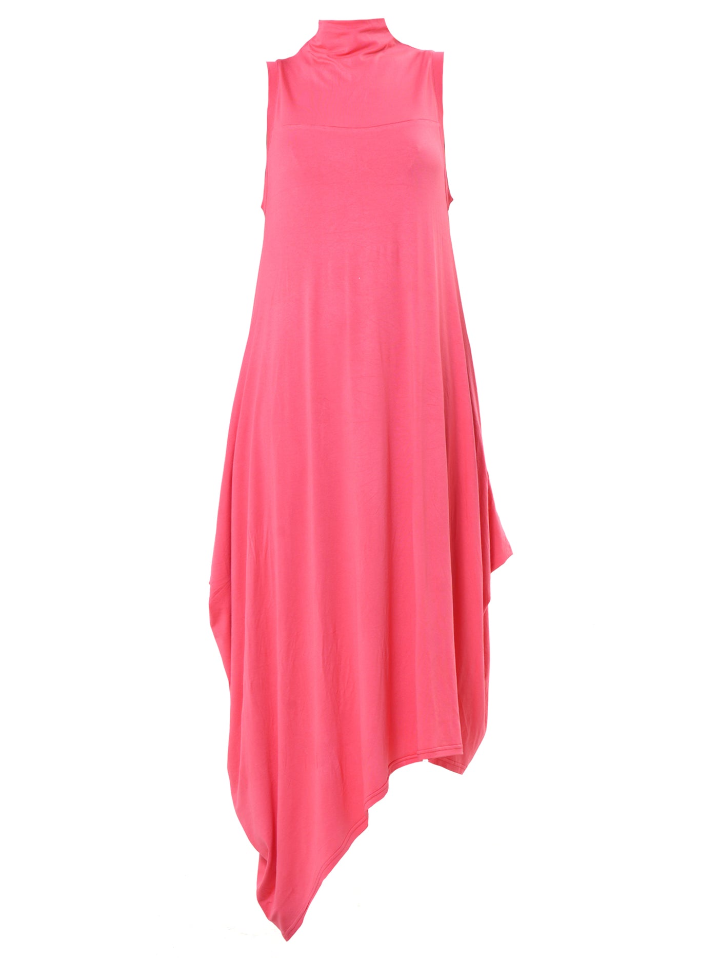 Sleeveless Cotton Dress In Pink