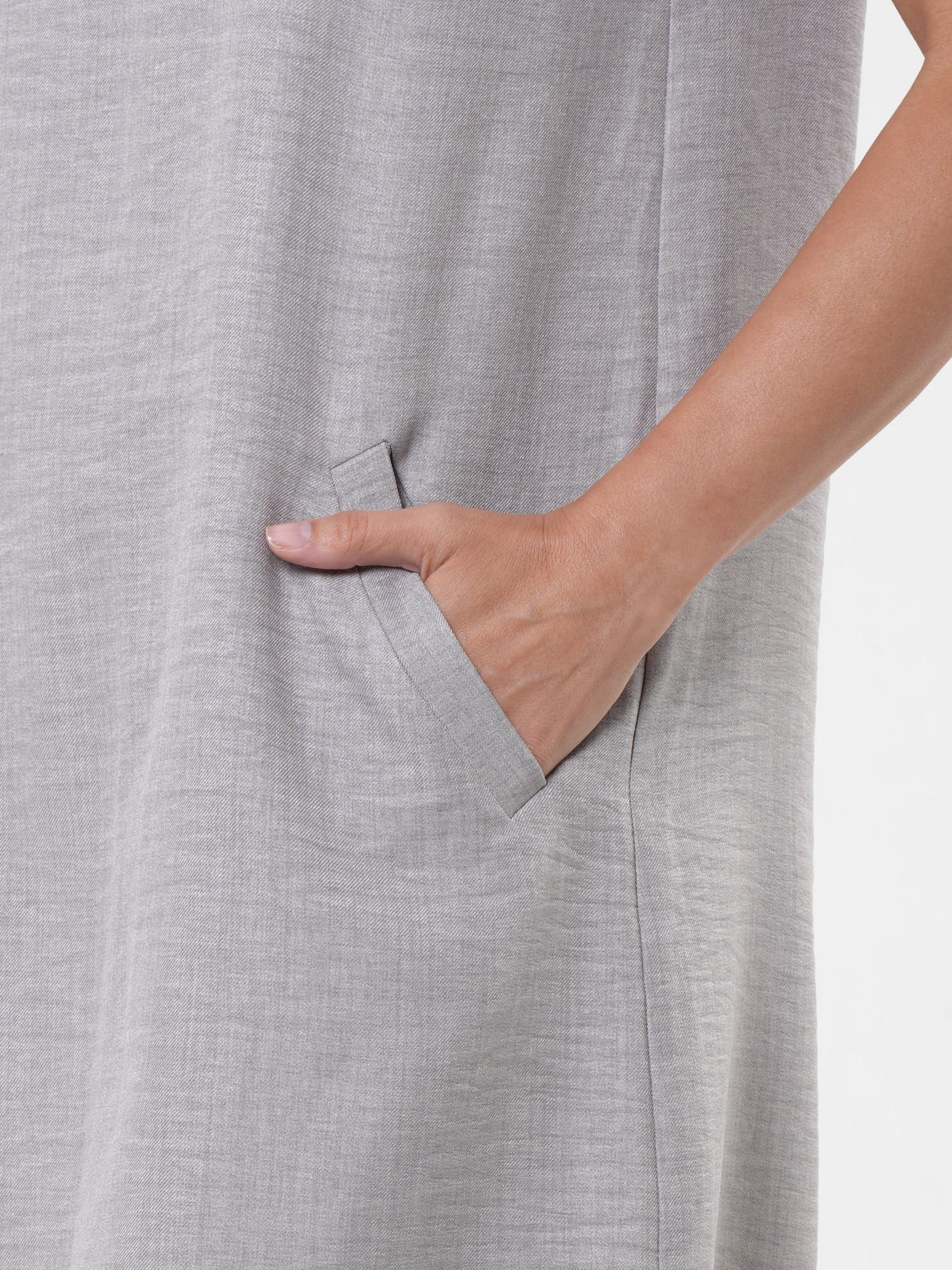 Mini Shift Dress In Gray