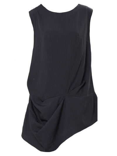 Draped Asymmetric Tunic Top