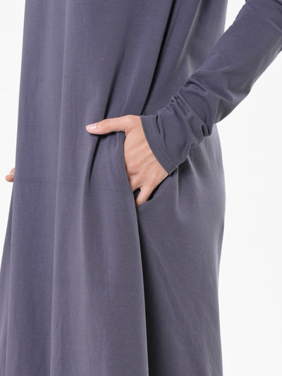 Midi Hooded Cotton Dress