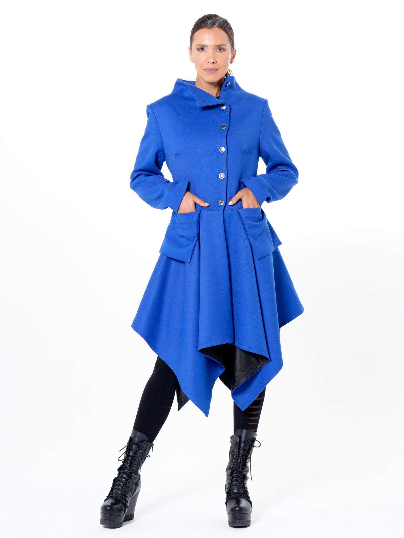 Transitional Tailored Coat In Royal Blue