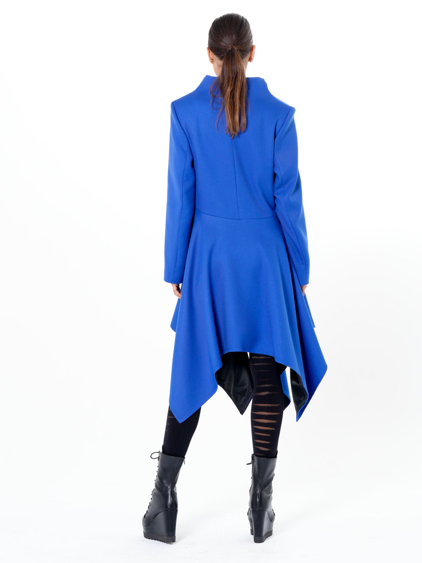 Transitional Tailored Coat In Royal Blue
