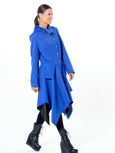 Transitional Tailored Coat In Royal Blue