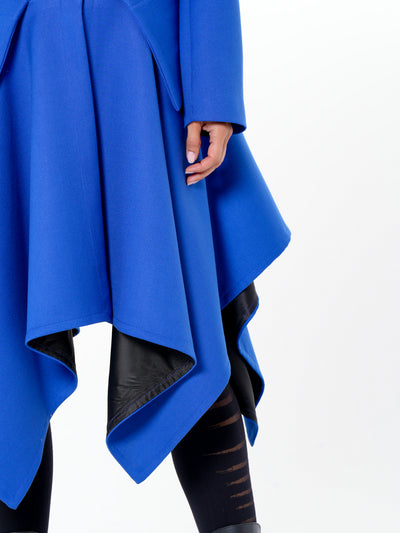 Transitional Tailored Coat In Royal Blue