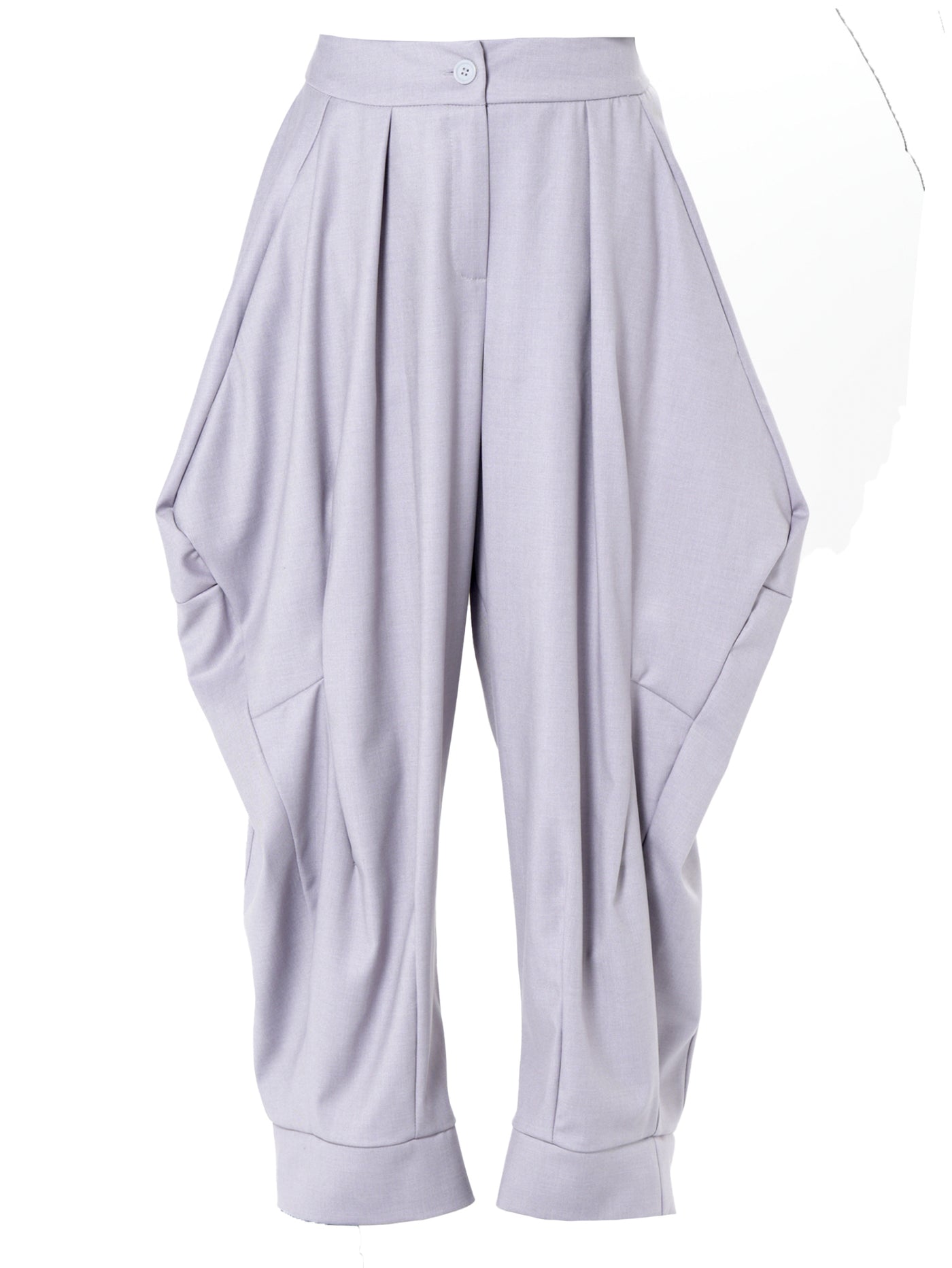 Relaxed Pants with Draped Silhouette