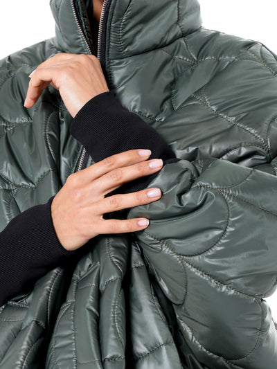 Oversized Balloon Coat with Voluminous Silhouette