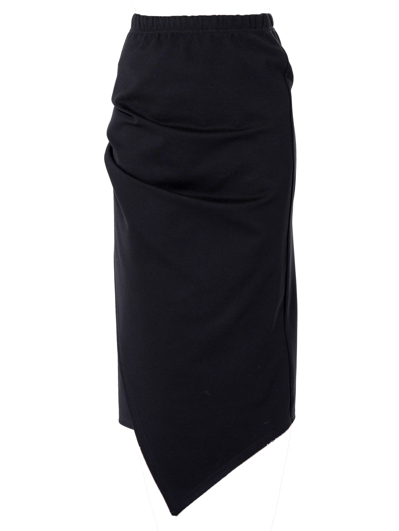 Midi Asymmetrical Skirt In Black