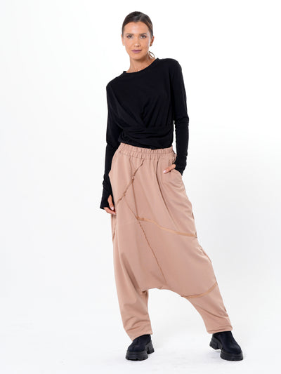 Relaxed Drop-Crotch Pants