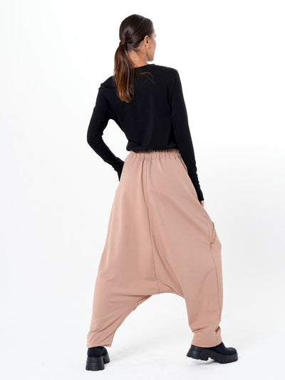 Relaxed Drop-Crotch Pants
