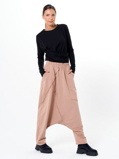 Relaxed Drop-Crotch Pants