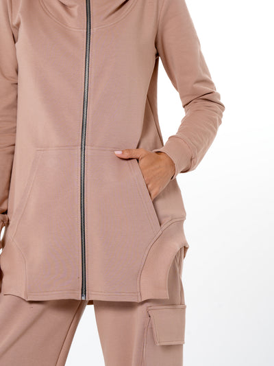 Long Zipper Hoodie