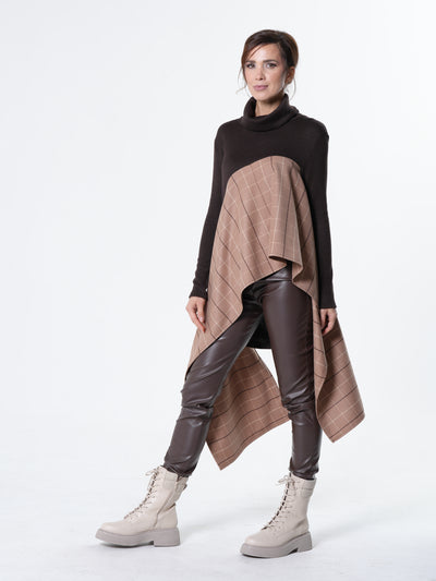 Vegan Leather Pants In Brown