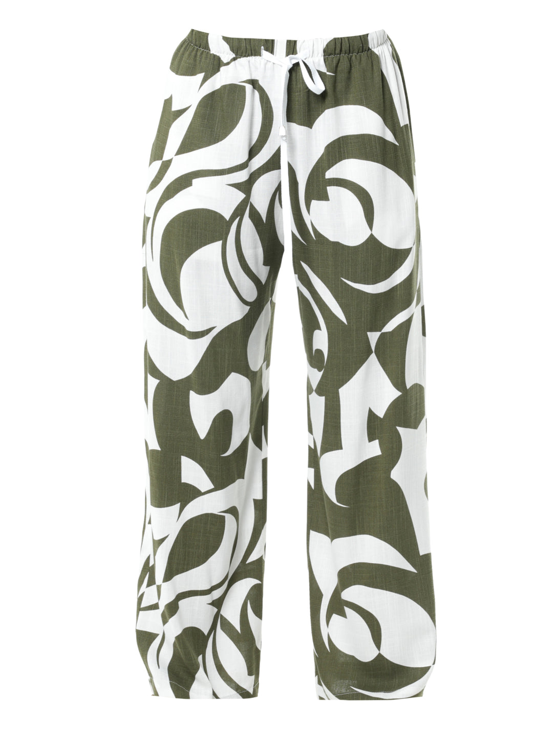 Relaxed Pants With Print In Black – Metamorphoza
