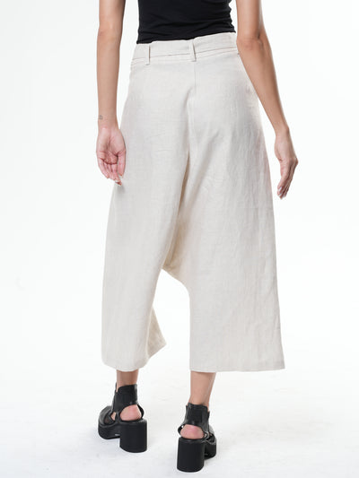 Summer Linen Harem Pants