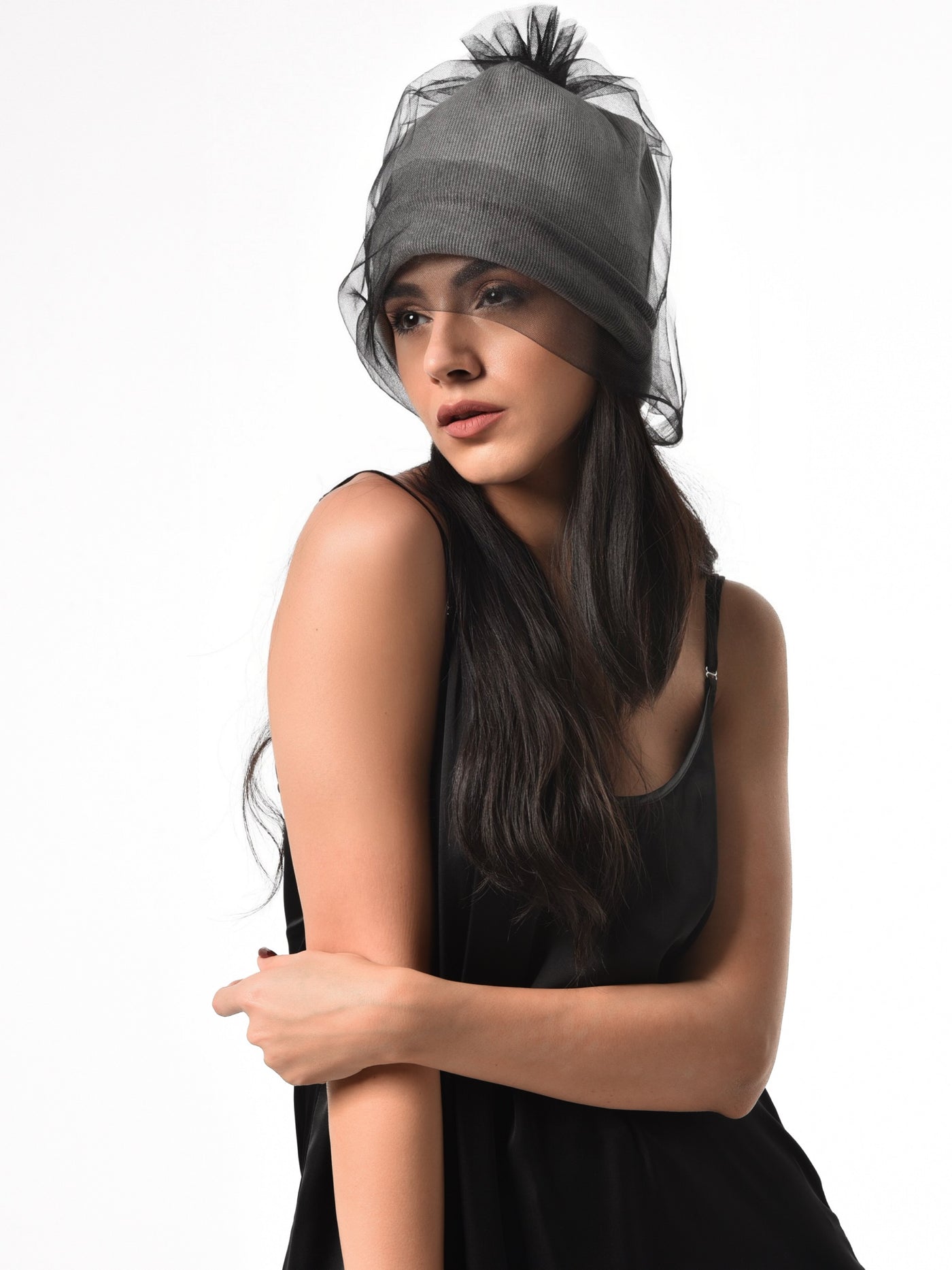 Beanie with Mesh Layer