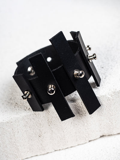 Black Studded Bracelet