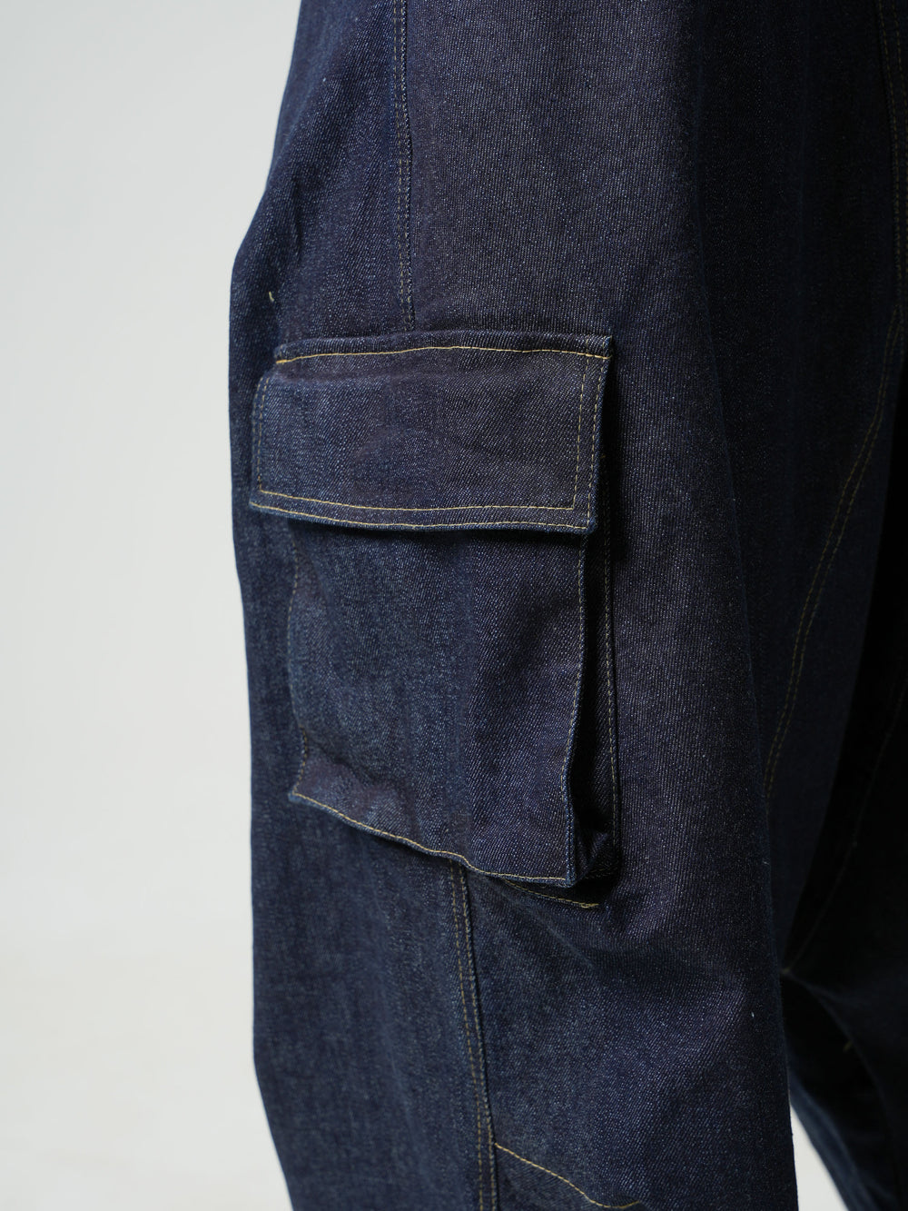 Oversize Dark Denim Jumpsuit