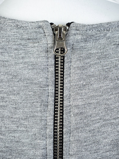 Asymmetric Zipper Top