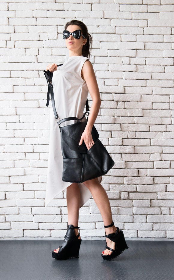 Black Genuine Leather Bag