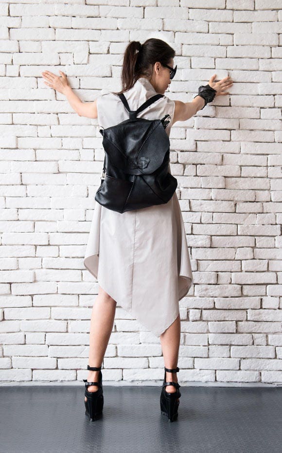 Black Genuine Leather Bag