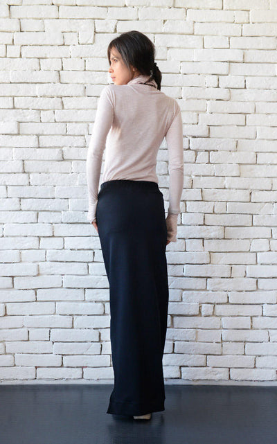 Avant garde black skirt