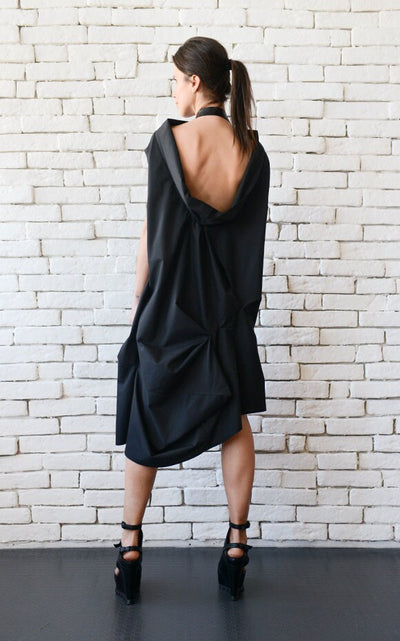Black Asymmetric Dress