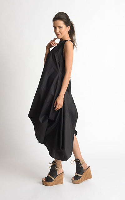 Black Asymmetric Dress