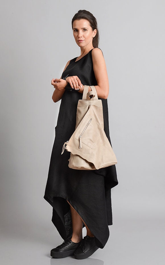 Beige Extravagant Backpack